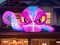 4 FT Tall Halloween Inflatable Purple Octopus Head with Tentacles and Built-in LEDs
